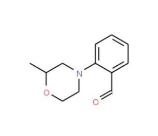 2-(2-methylmorpholin-4-yl)benzaldehyde - chemical structure image
