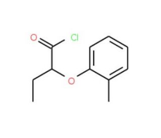 2-(2-methylphenoxy)butanoyl chloride - chemical structure image