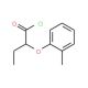 2-(2-methylphenoxy)butanoyl chloride - chemical structure image