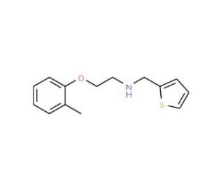 2-(2-Methylphenoxy)-N-(2-thienylmethyl)-1-ethanamine - chemical structure image