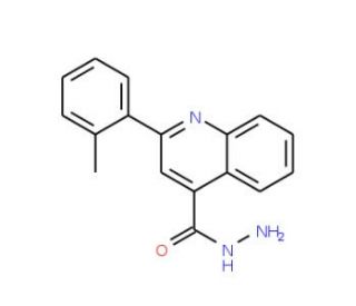 2-(2-Methylphenyl)quinoline-4-carbohydrazide - chemical structure image