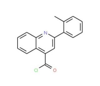 2-(2-methylphenyl)quinoline-4-carbonyl chloride - chemical structure image