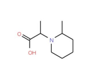 2-(2-Methylpiperidin-1-yl)propanoic acid (CAS 915921-83-4) - chemical structure image