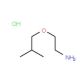 2-(2-methylpropoxy)ethan-1-amine hydrochloride - chemical structure image