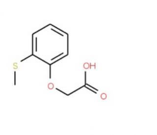 2-[2-(Methylsulfanyl)phenoxy]acetic acid - chemical structure image