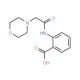 2-(2-Morpholin-4-yl-acetylamino)-benzoic acid - chemical structure image
