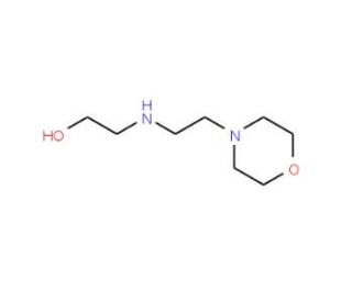 2-{[2-(morpholin-4-yl)ethyl]amino}ethan-1-ol - chemical structure image