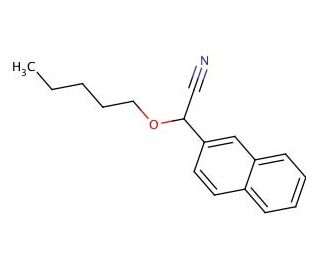 2-(2-Naphthyl)-2-(pentyloxy)acetonitrile - chemical structure image