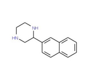 2-(2-Naphthyl)piperazine (CAS 904816-32-6) - chemical structure image