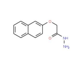2-(2-naphthyloxy)acetohydrazide (CAS 36304-47-9) - chemical structure image