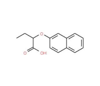 2-(2-Naphthyloxy)butanoic acid - chemical structure image