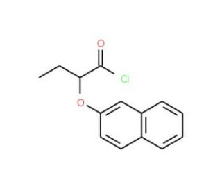 2-(2-naphthyloxy)butanoyl chloride - chemical structure image