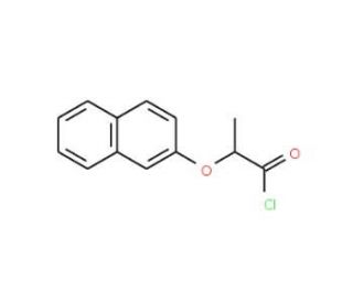 2-(2-naphthyloxy)propanoyl chloride - chemical structure image