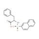 2-[(2-naphthylsulfonyl)amino]-3-phenylpropanoic acid (CAS 90427-55-7) - chemical structure image