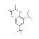 2-(2-Nitro-4-trifluoromethyl-phenylamino)-propionic acid - chemical structure image