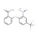 2-(2-Nitro-4-trifluoromethyl-phenylsulfanyl)-benzoic acid (CAS 1545-75-1) - chemical structure image