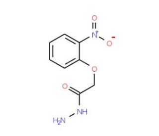2-(2-Nitrophenoxy)acetohydrazide (CAS 77729-22-7) - chemical structure image