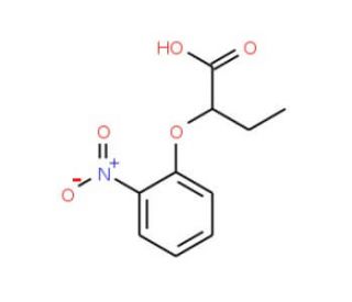 2-(2-Nitrophenoxy)butanoic acid - chemical structure image
