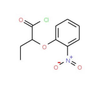 2-(2-nitrophenoxy)butanoyl chloride - chemical structure image