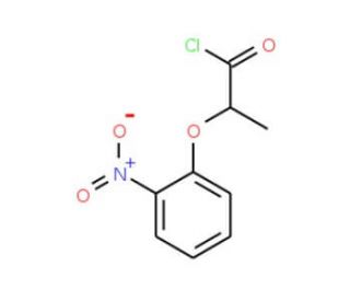2-(2-nitrophenoxy)propanoyl chloride - chemical structure image
