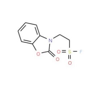 2-(2-oxo-1,3-benzoxazol-3(2H)-yl)ethanesulfonyl fluoride - chemical structure image