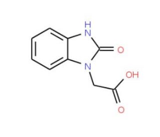 2-(2-oxo-2,3-dihydro-1H-1,3-benzodiazol-1-yl)acetic acid - chemical structure image
