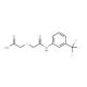 2-({2-Oxo-2-[3-(trifluoromethyl)anilino]-ethyl}sulfanyl)acetic acid - chemical structure image