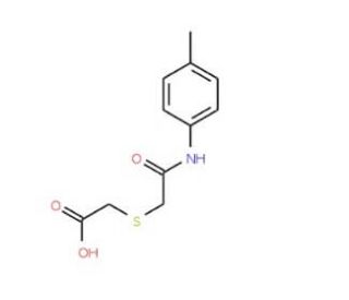 2-{[2-Oxo-2-(4-toluidino)ethyl]sulfanyl}-acetic acid - chemical structure image