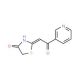 2-(2-oxo-2-pyridin-3-ylethylidene)-1,3-thiazolidin-4-one - chemical structure image