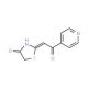 2-(2-oxo-2-pyridin-4-ylethylidene)-1,3-thiazolidin-4-one - chemical structure image