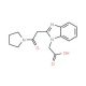 [2-(2-Oxo-2-pyrrolidin-1-yl-ethyl)-benzoimidazol-1-yl]-acetic acid (CAS 436087-06-8) - chemical structure image