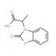 2-(2-Oxo-benzooxazol-3-yl)-propionic acid (CAS 13610-53-2) - chemical structure image