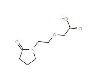 [2-(2-Oxo-pyrrolidin-1-yl)-ethoxy]-acetic acid - chemical structure image