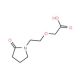 [2-(2-Oxo-pyrrolidin-1-yl)-ethoxy]-acetic acid - chemical structure image