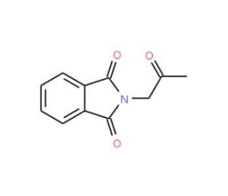 2-(2-Oxopropyl)-1H-isoindole-1,3(2H)-dione (CAS 3416-57-7) - chemical structure image