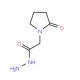 2-(2-oxopyrrolidin-1-yl)acetohydrazide (CAS 59776-89-5) - chemical structure image