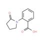 2-(2-oxopyrrolidin-1-yl)benzoic acid (CAS 41790-73-2) - chemical structure image
