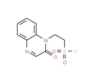 2-(2-oxoquinoxalin-1(2H)-yl)ethanesulfonyl fluoride (CAS 877977-29-2) - chemical structure image