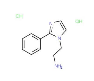 [2-(2-Phenyl-1H-imidazol-1-yl)ethyl]aminedihydrochloride - chemical structure image