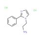 [2-(2-Phenyl-1H-imidazol-1-yl)ethyl]aminedihydrochloride - chemical structure image