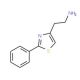 2-(2-Phenyl-thiazol-4-yl)-ethylamine - chemical structure image
