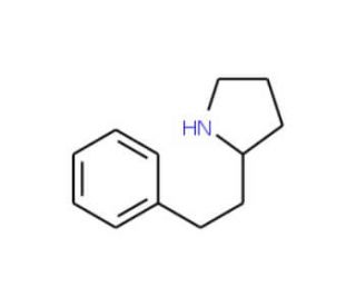 2-(2-Phenylethyl)pyrrolidine (CAS 106366-30-7) - chemical structure image