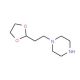2-[2-(Piperazin-1-yl)-ethyl]-1,3-dioxolan (CAS 25553-77-9) - chemical structure image