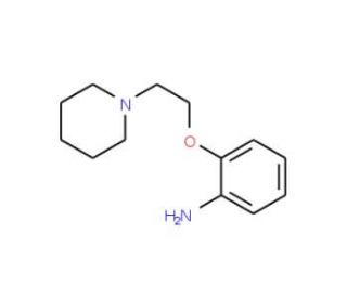 2-(2-Piperidin-1-yl-ethoxy)-phenylamine (CAS 857373-29-6) - chemical structure image