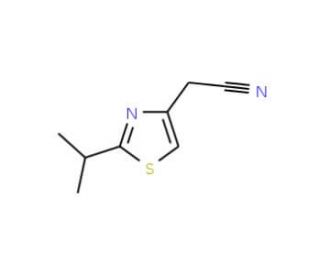 2-[2-(propan-2-yl)-1,3-thiazol-4-yl]acetonitrile - chemical structure image
