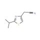 2-[2-(propan-2-yl)-1,3-thiazol-4-yl]acetonitrile - chemical structure image
