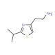 2-[2-(propan-2-yl)-1,3-thiazol-4-yl]ethan-1-amine (CAS 202817-08-1) - chemical structure image