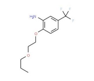 2-(2-Propoxyethoxy)-5-(trifluoromethyl)aniline - chemical structure image