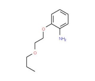 2-(2-Propoxyethoxy)aniline - chemical structure image