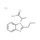 2-(2-Propyl-benzoimidazol-1-yl)-propionic acid hydrochloride - chemical structure image